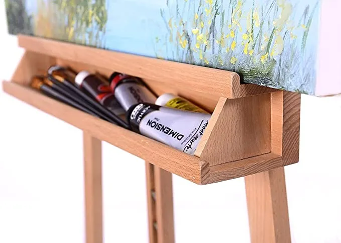 Mont Marte Floor Easel w/Tilt Beech Wood
