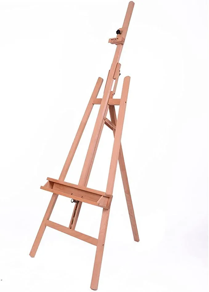 Mont Marte Floor Easel w/Tilt Beech Wood