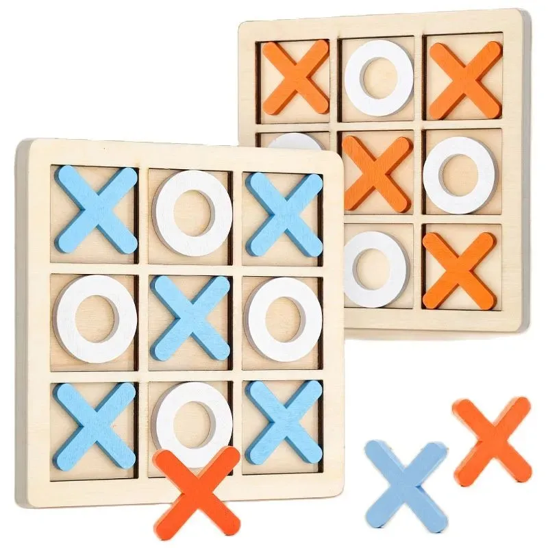 Montessori Wooden Puzzle: Interactive Chess Game for Early Education