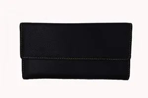 Mundi Ladies Clutch Leather Checkbook Wallet Womens Credit Card ID Pen Holder Wallet