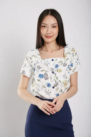 Nesri Blouse in Floral Print