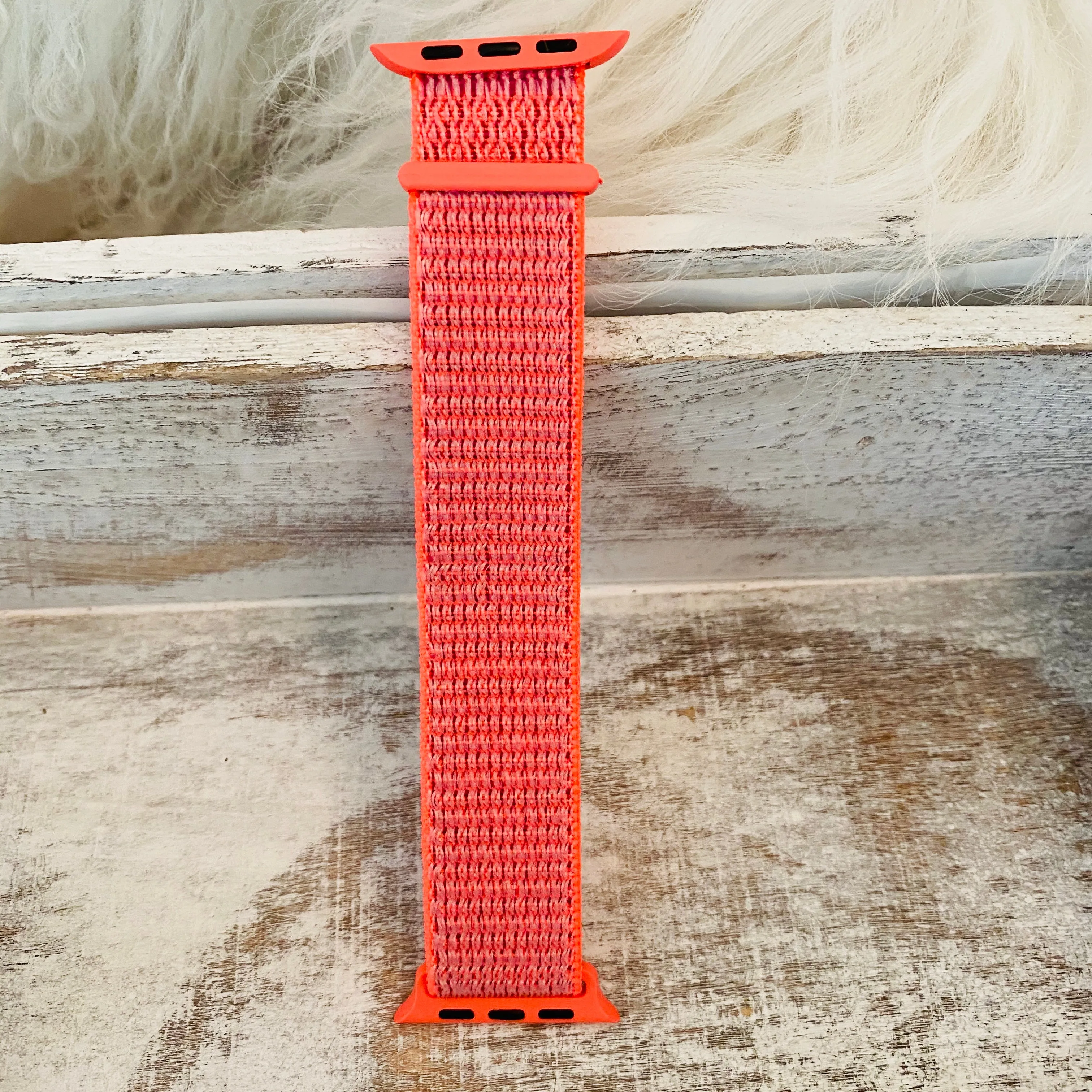 Nylon Fabric Loop Band For Apple Watch Multiple Colors Available
