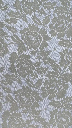 NYLON FLORAL DSN-T106048 LACE KNIT<br><h6>3-TAN<br>149X-LC-T106048</h6>
