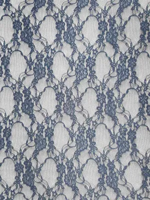 NYLON FLORAL STRETCHED LACE KNIT<br><h6>10-NAVY<br>LACE3-DT</h6>