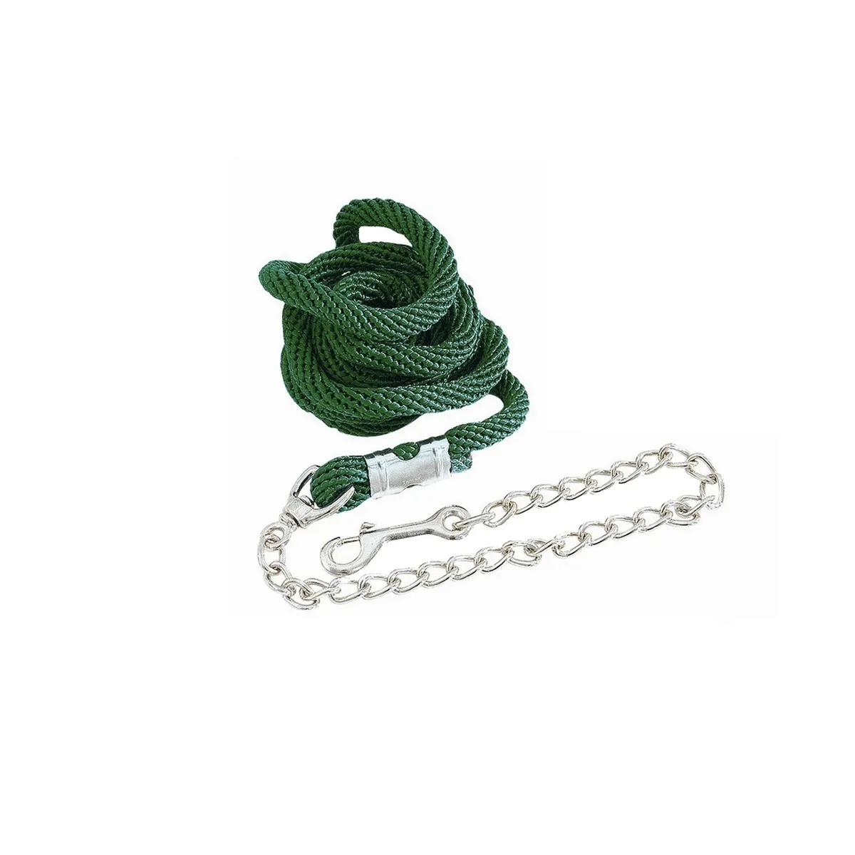 NYLON LEAD LINE WITH CHAIN AND SANP-HOOK SARTORE Green