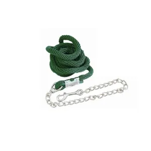 NYLON LEAD LINE WITH CHAIN AND SANP-HOOK SARTORE Green
