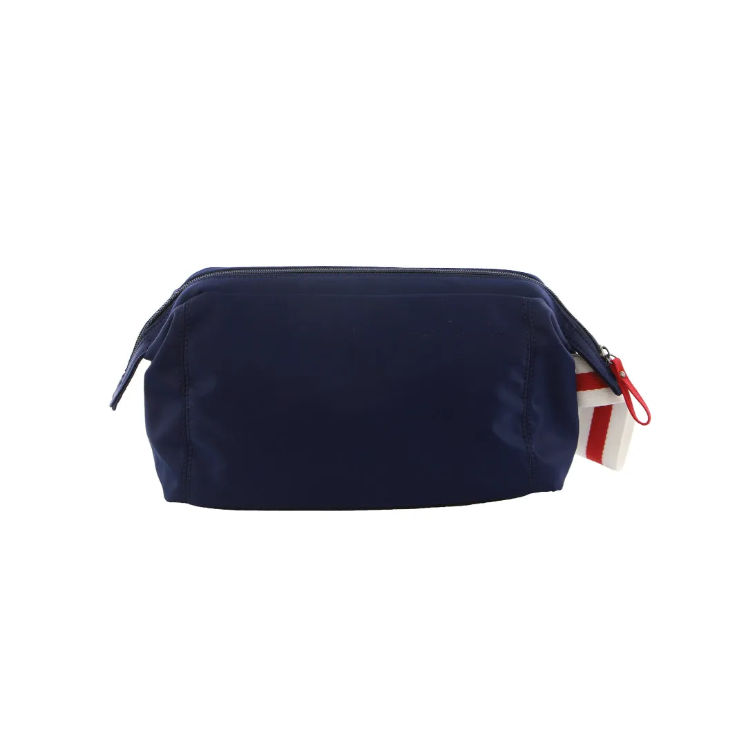 Nylon Travel Toiletry Bag - Navy