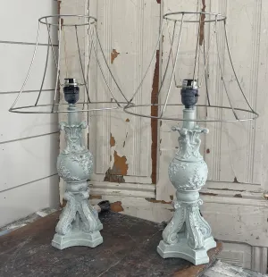 Ornate Buffet Lamp Set