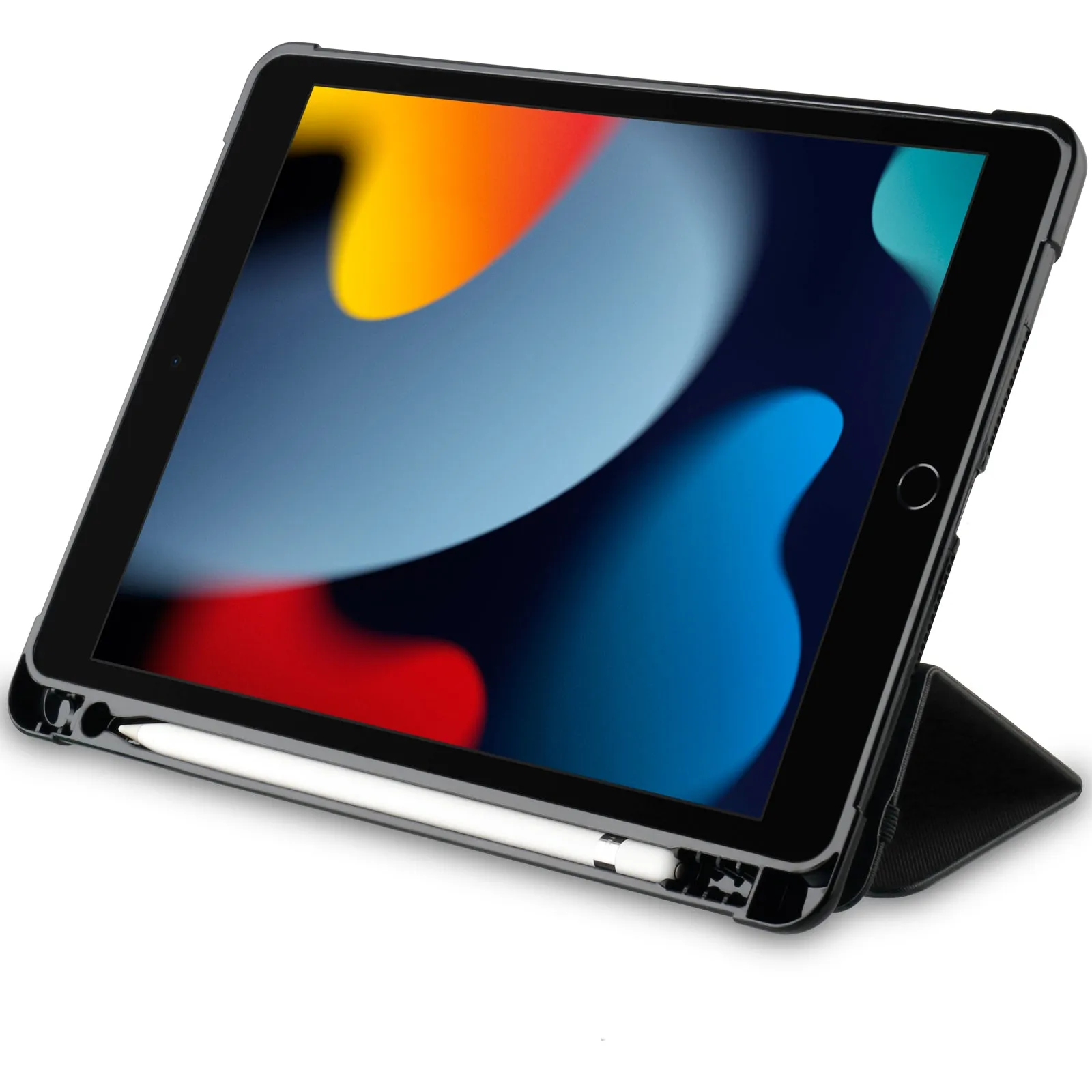 OtterBox React Folio Case for iPad 10.2-Inch (8th Gen 2020 / 9th Gen 2021), Ultra-Slim Protective Folio Case, Black