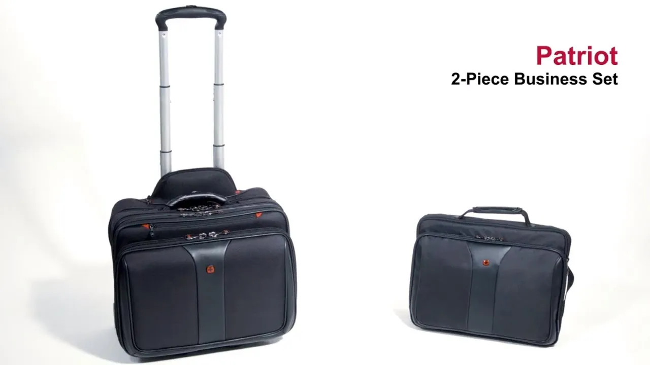 Patriot 2pc 17 Wheeled Laptop Case-600662