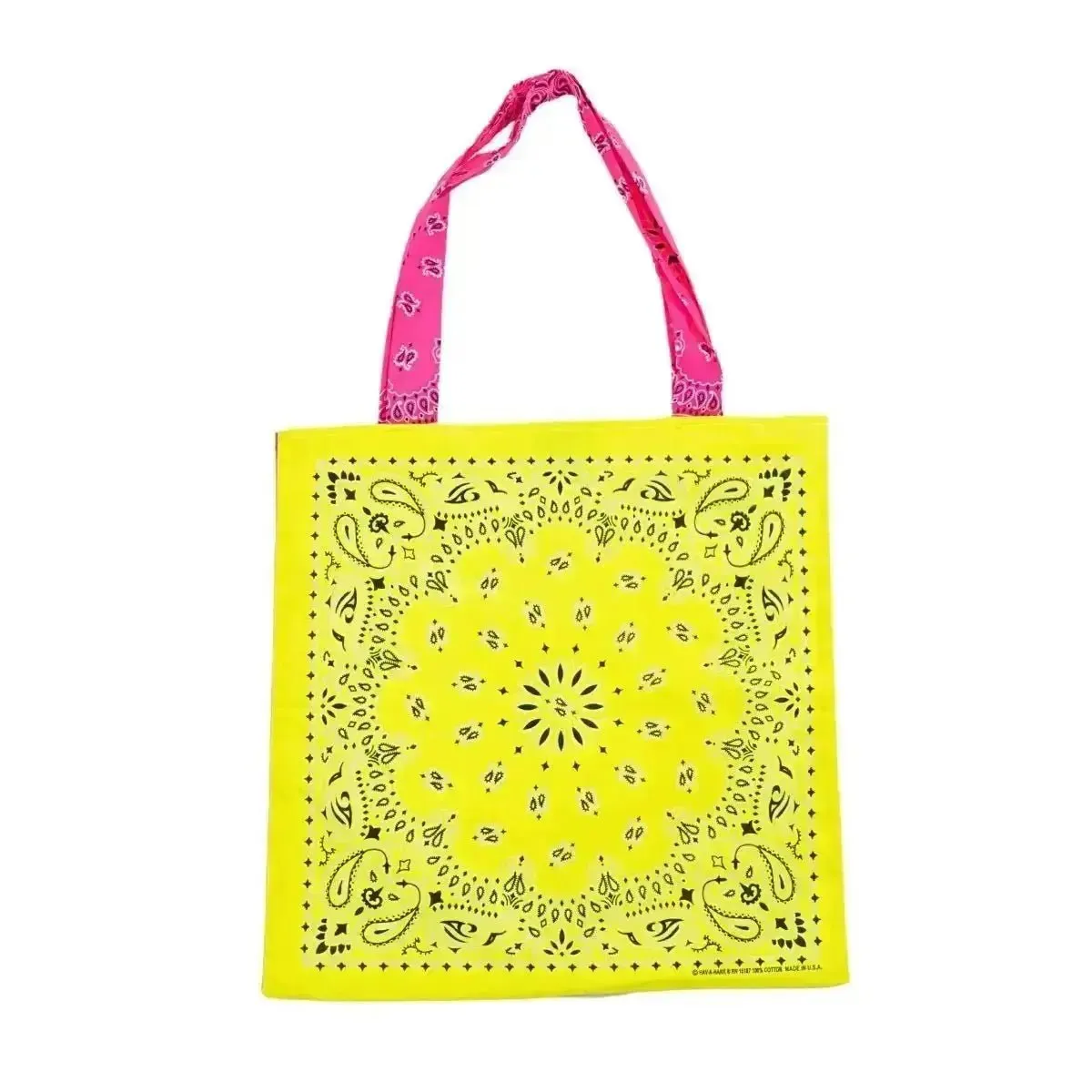 Pink & Yellow Neon Tote