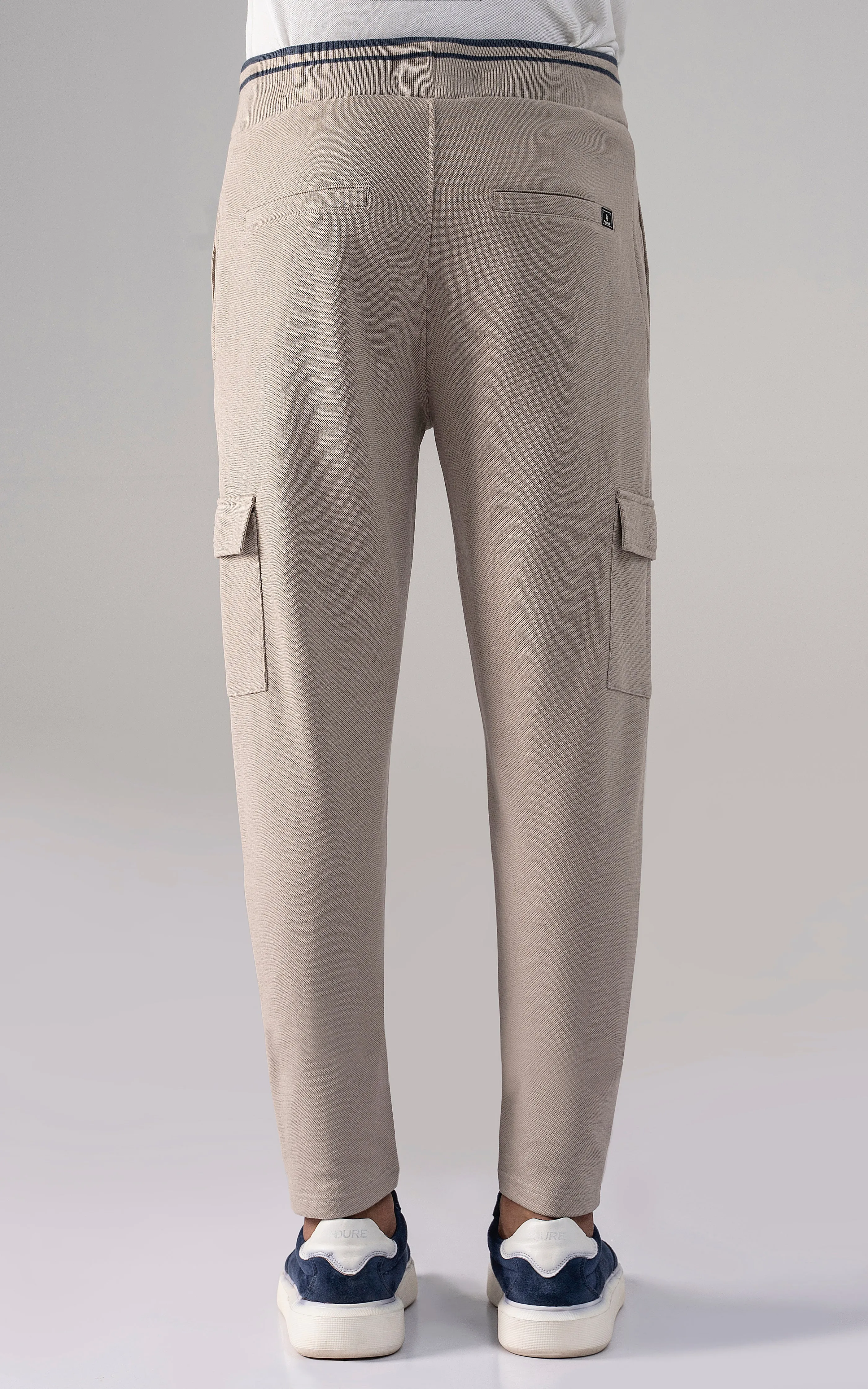 PIQUE CARGO TROUSER KHAKI