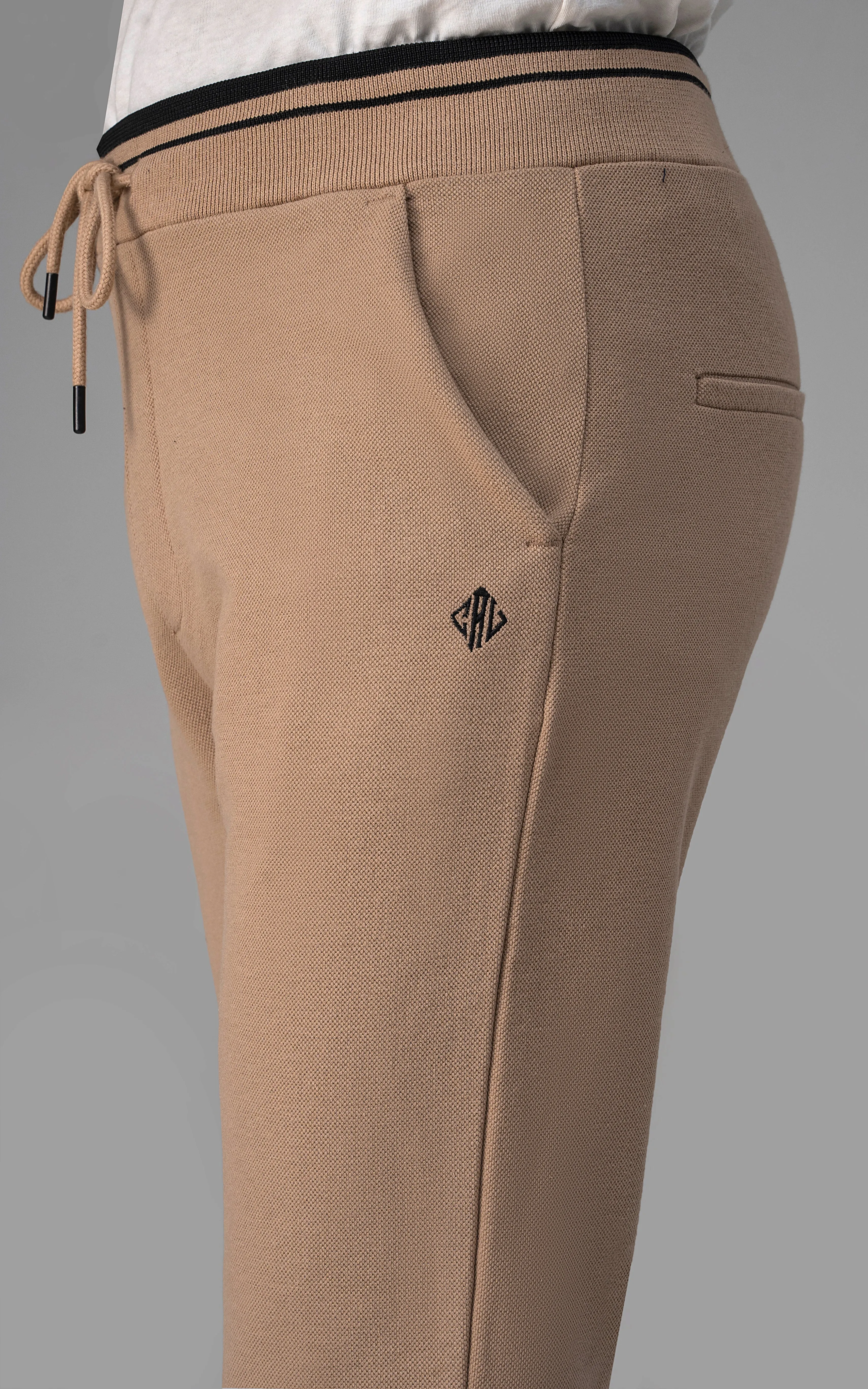 PIQUE TERRY TROUSER KHAKI