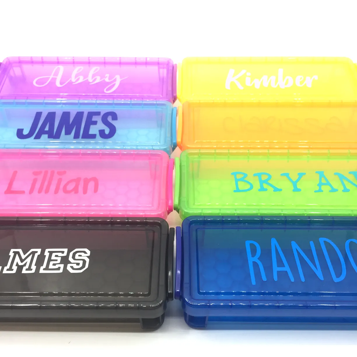 Plastic Pencil Case - Purple