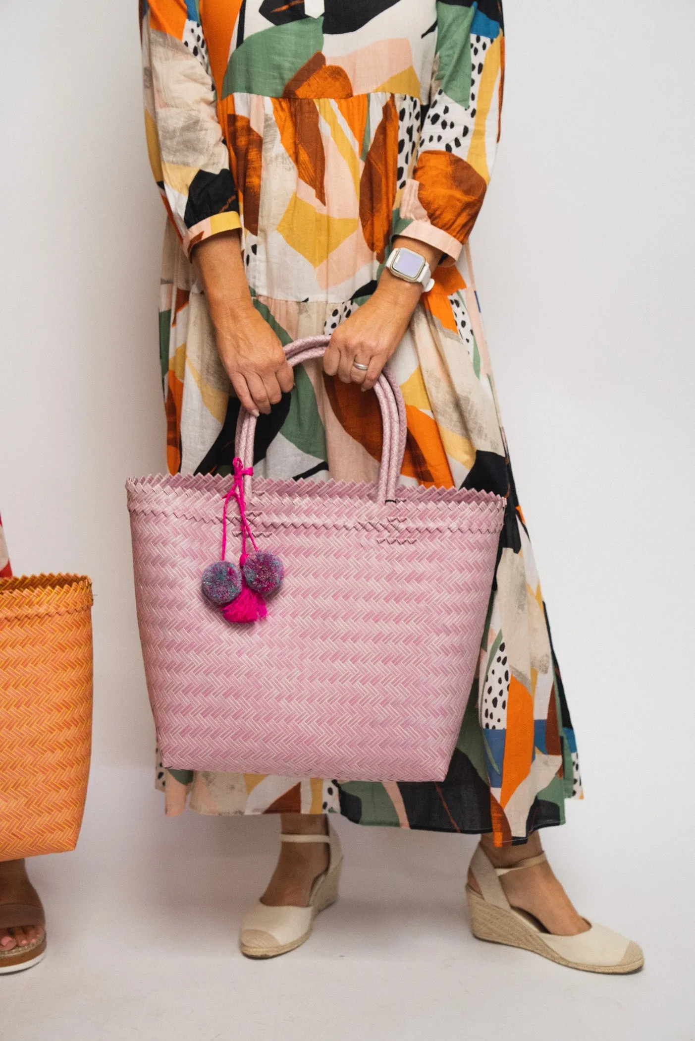 POMPOM BEACH BAG