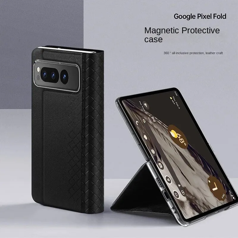 Pu Leather Ultra Thin Slim Durable Phone Cases with Card Slot For Google Pixel Fold