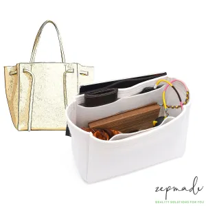 Purse Organizer Insert for Celine Cabas Phantom, Classic Model Bag Organizer with Ipad Pocket