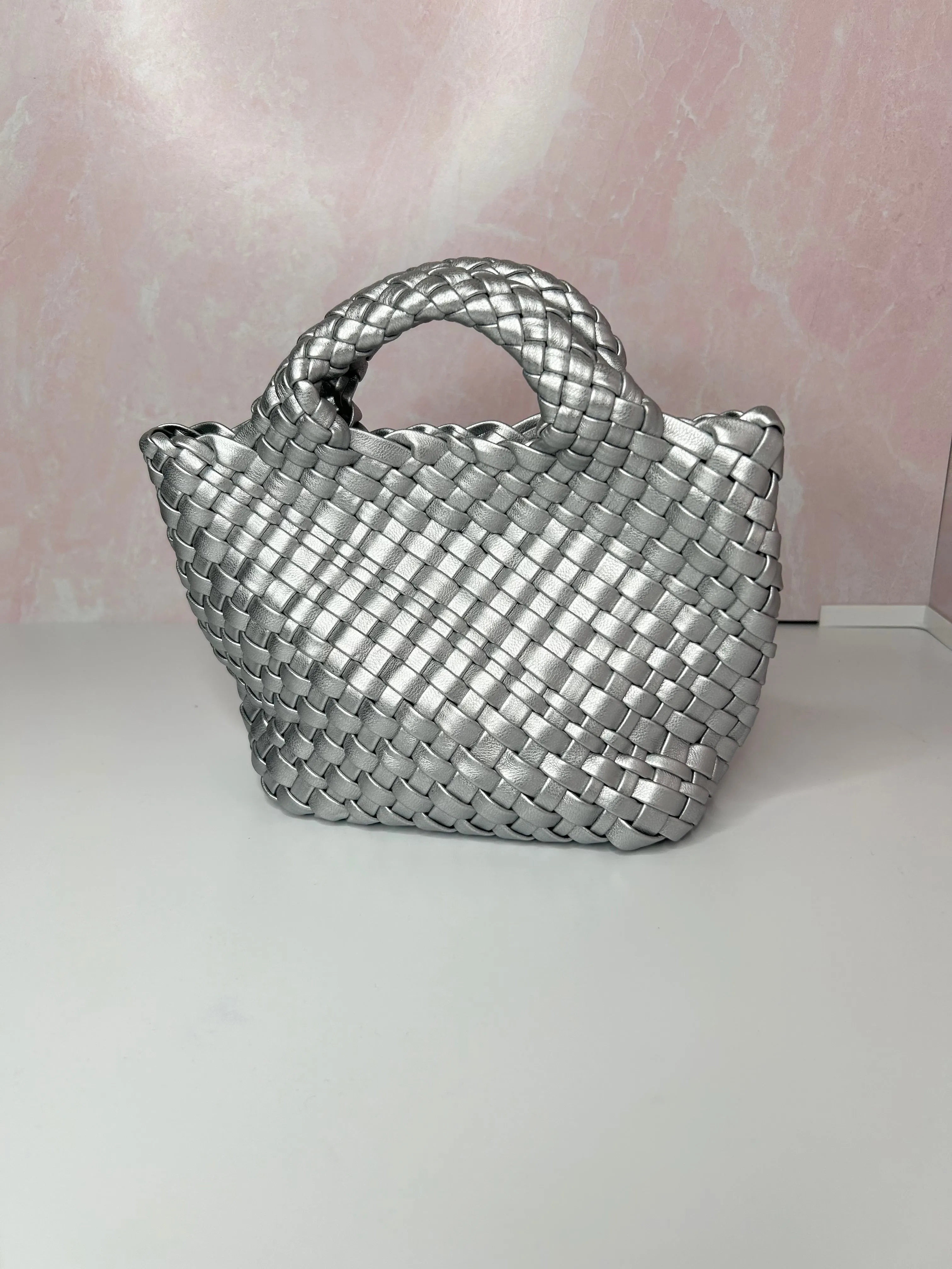 Put Together Mini Purse -Silver