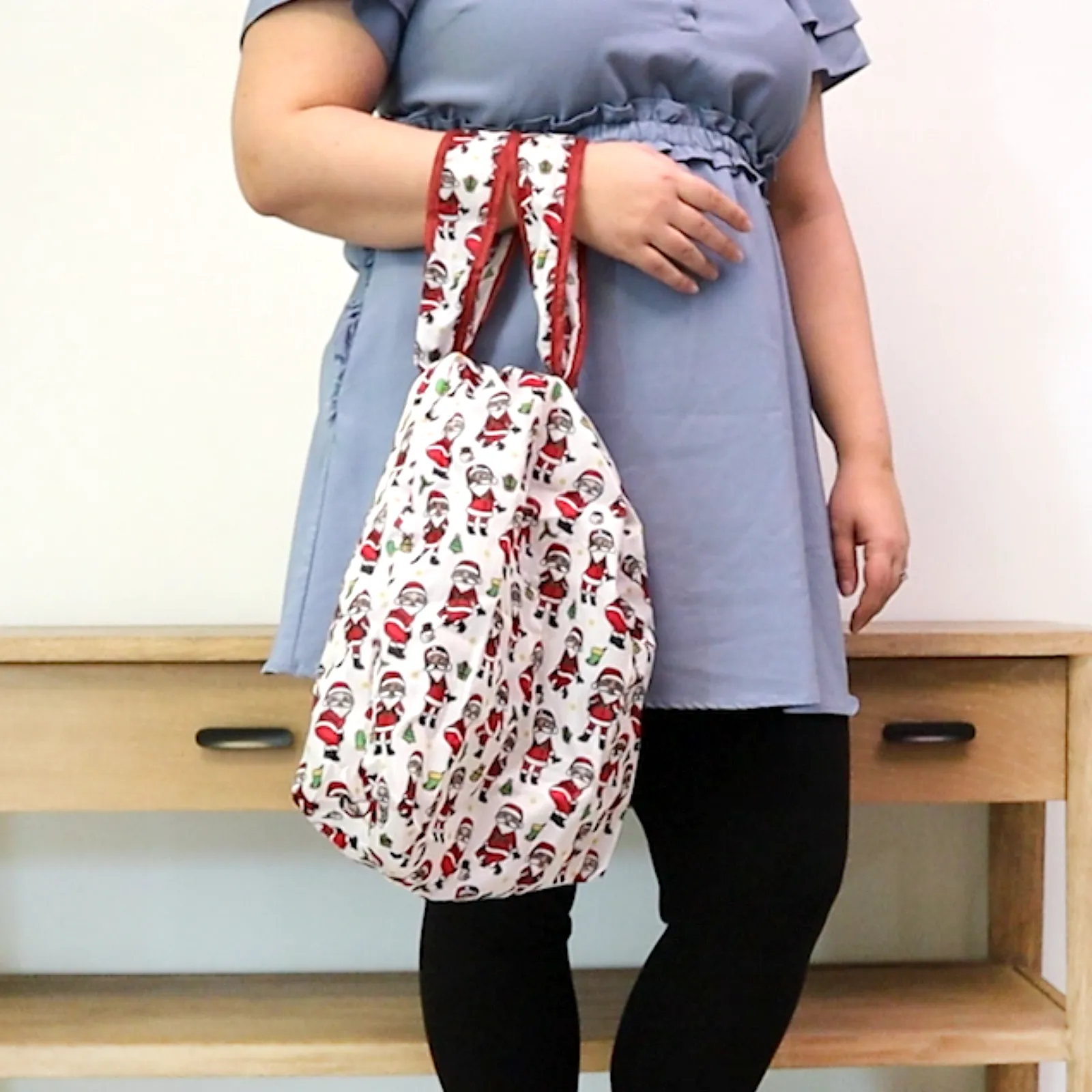 "Sassy Santa" Reusable Bag