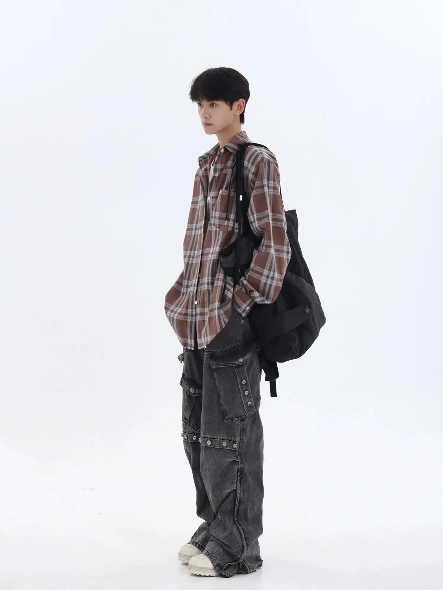 Retro Plaid Casual Shirt