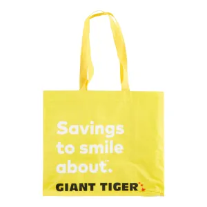 Reusable Bag, Yellow/White