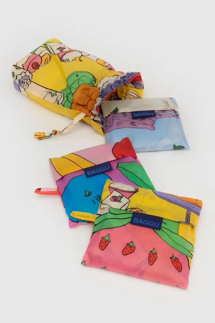Reusable Grocery Bags - Set of Three