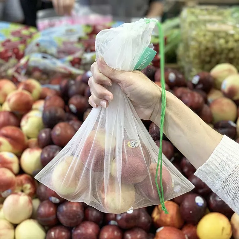 Reusable Produce Bags - Mesh (Set of 10)