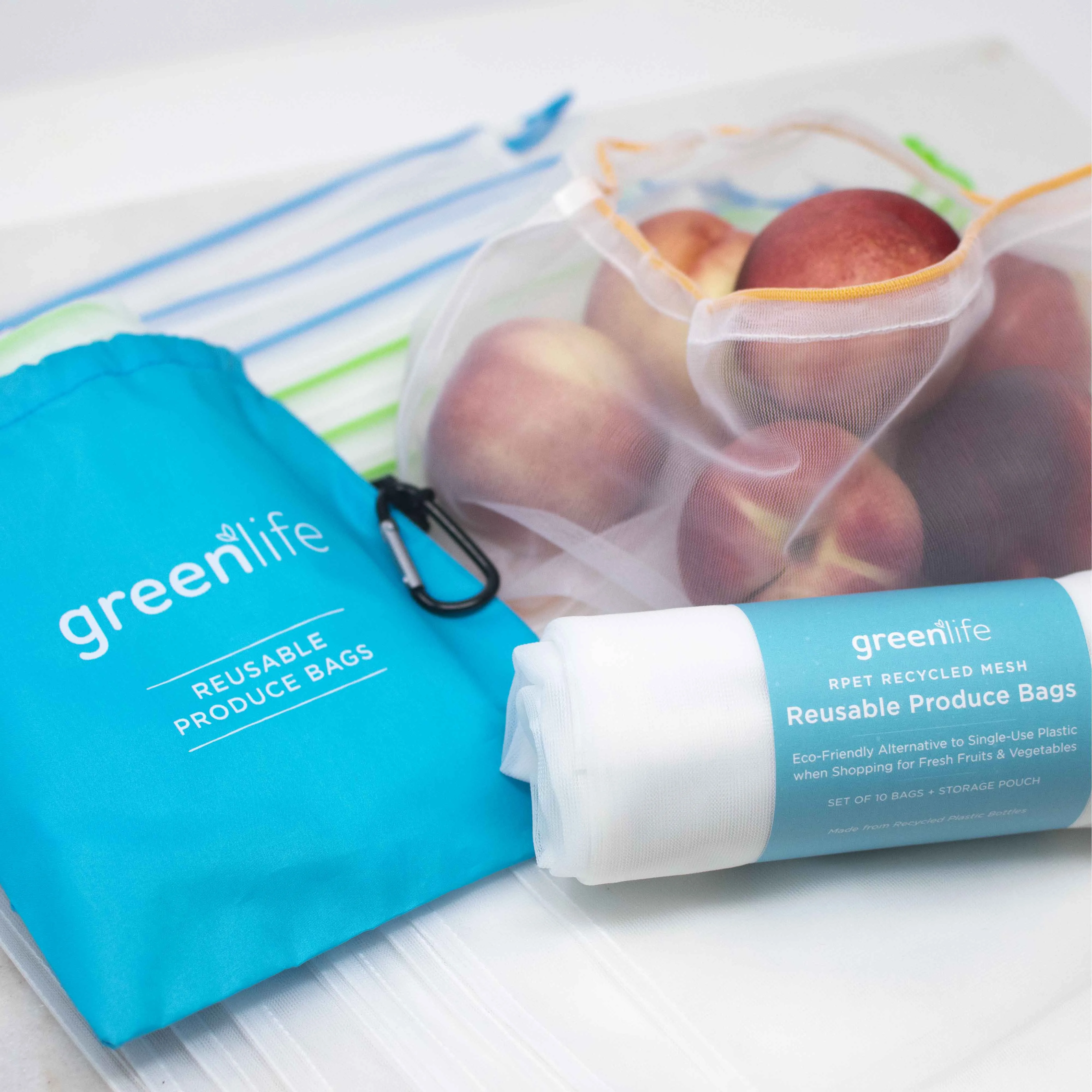 Reusable Produce Bags - Mesh (Set of 10)