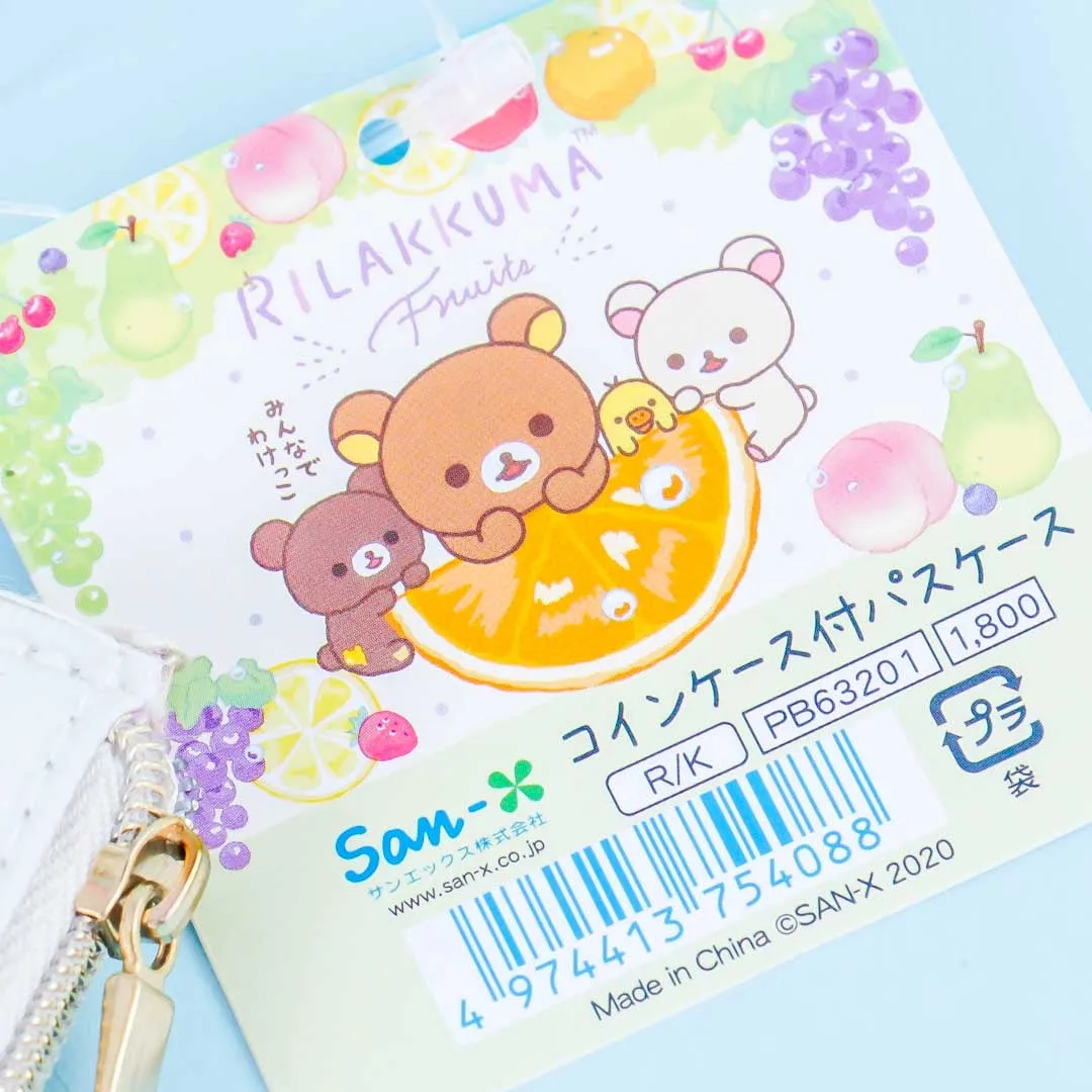 Rilakkuma Fruits Card Holder & Coin Purse