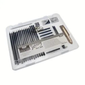 Royal Small Clear Case Art Sets - Sketching