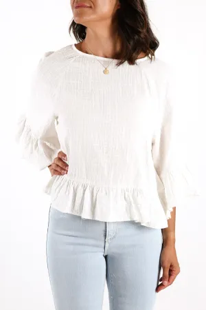 Sage Top White