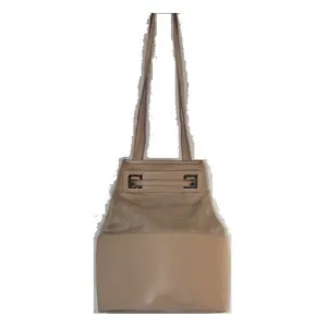 Salvatore Ferragamo Pursesdesigner Purses Blush Colored Gancini Print Canvas And Pale Pinknude Leath
