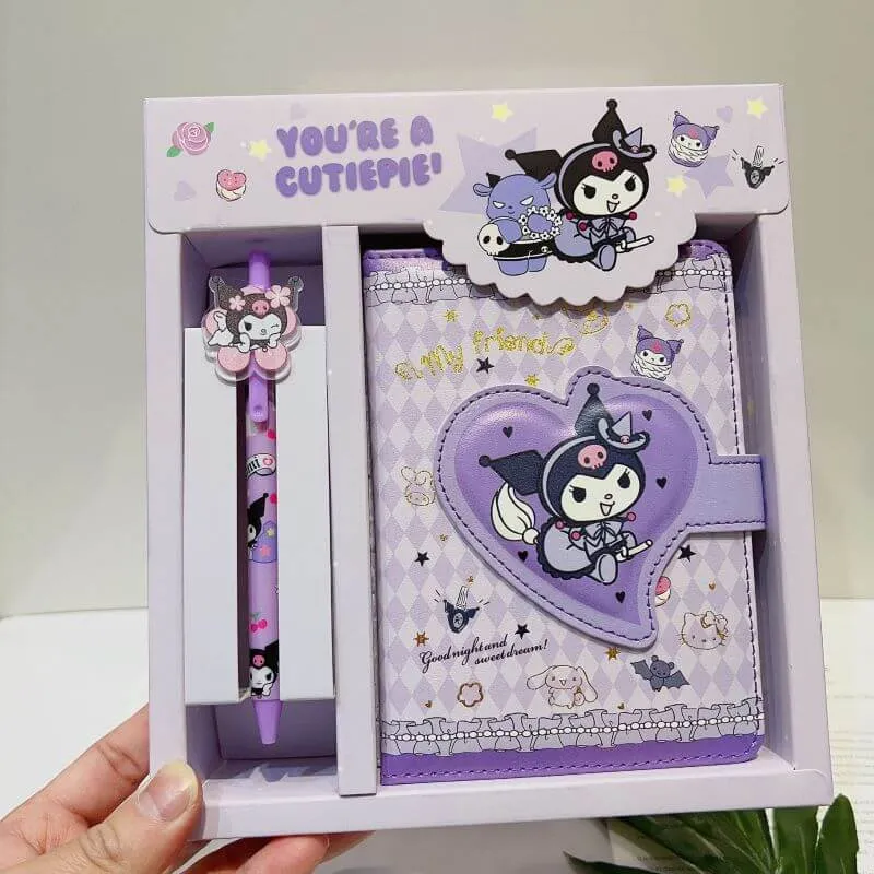 Sanrio A6 Stationery Notebook With Gel Pen