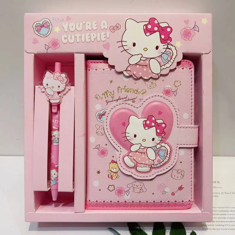 Sanrio A6 Stationery Notebook With Gel Pen