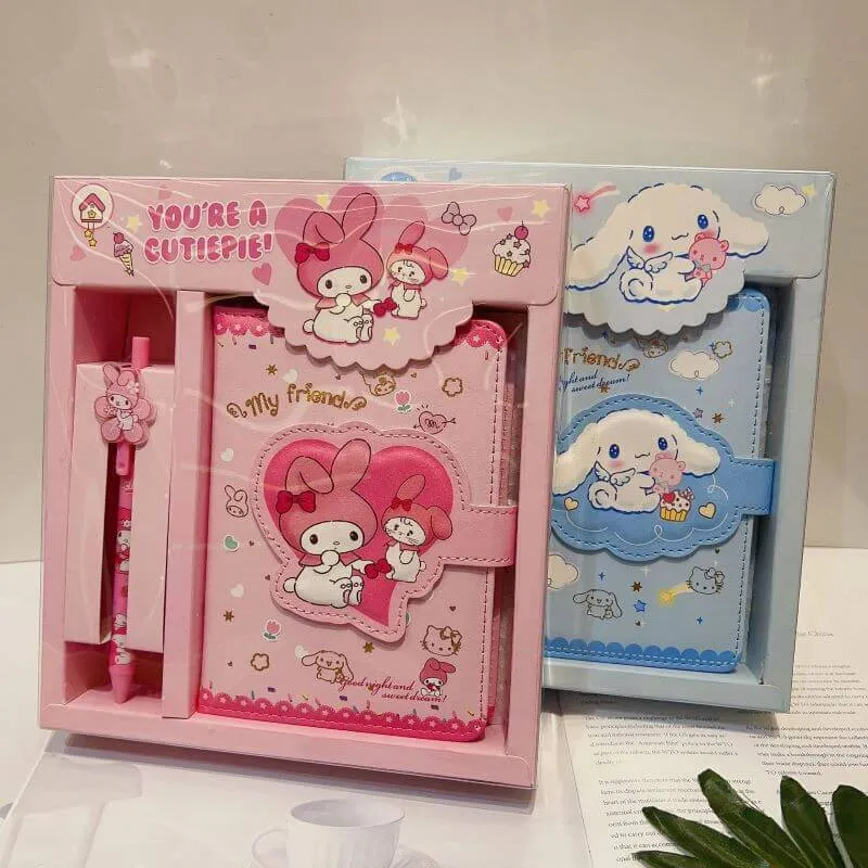 Sanrio A6 Stationery Notebook With Gel Pen