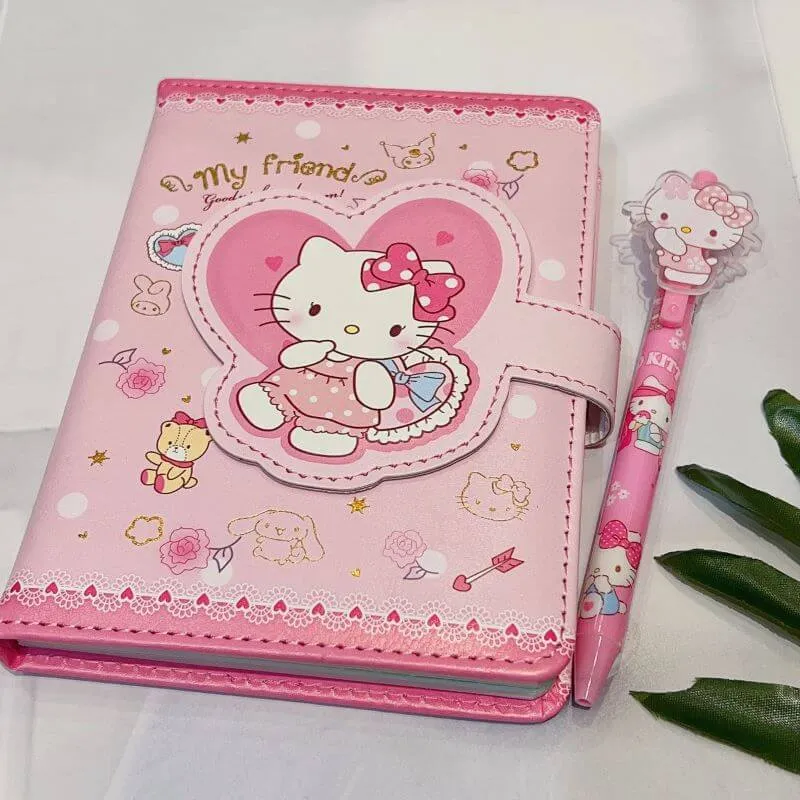 Sanrio A6 Stationery Notebook With Gel Pen