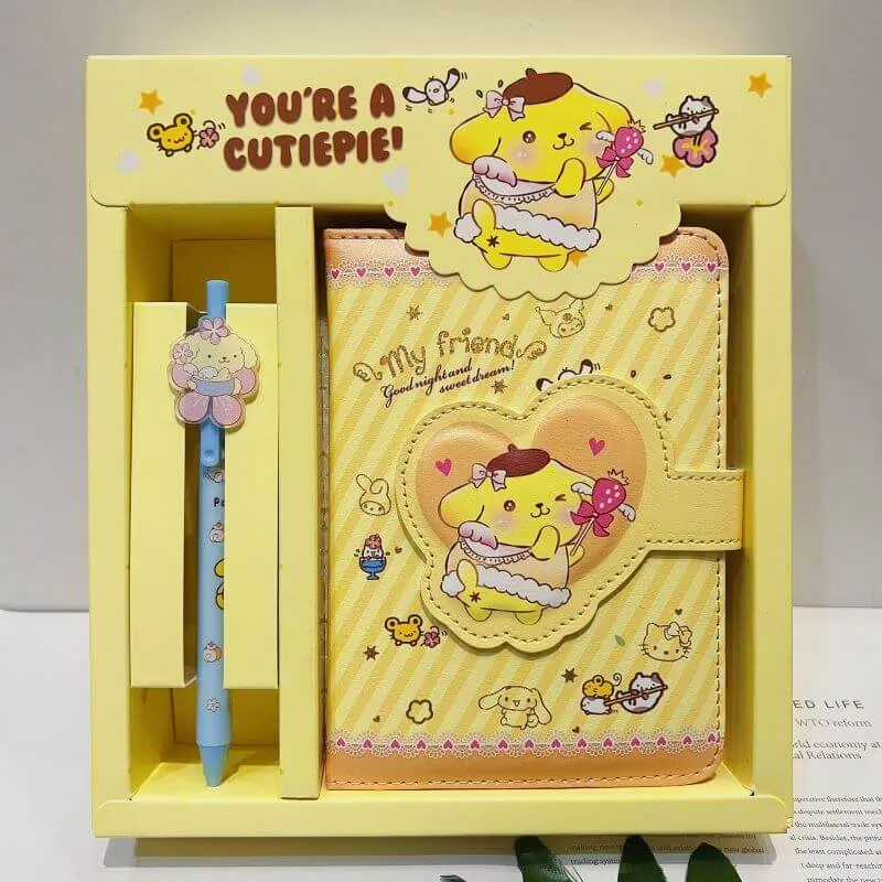 Sanrio A6 Stationery Notebook With Gel Pen