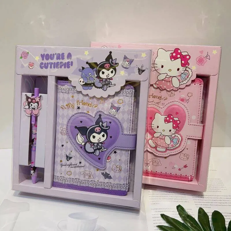 Sanrio A6 Stationery Notebook With Gel Pen