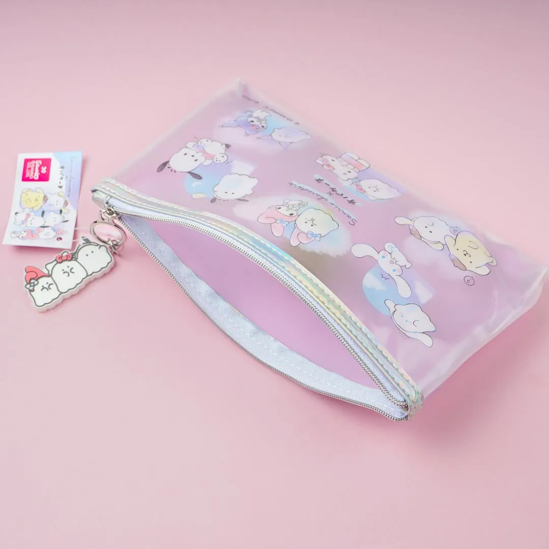 Sanrio Characters x Obakenu Transaparent Pen Case