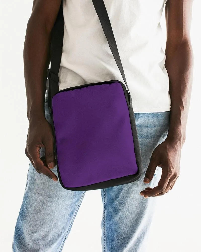 Shaded Violet Messenger Pouch | C75M100Y0K30
