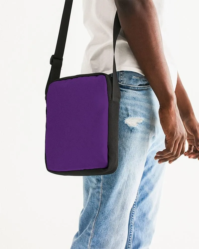 Shaded Violet Messenger Pouch | C75M100Y0K30