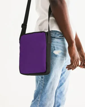 Shaded Violet Messenger Pouch | C75M100Y0K30