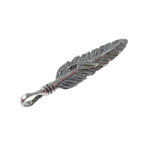Silver Feather Pendant