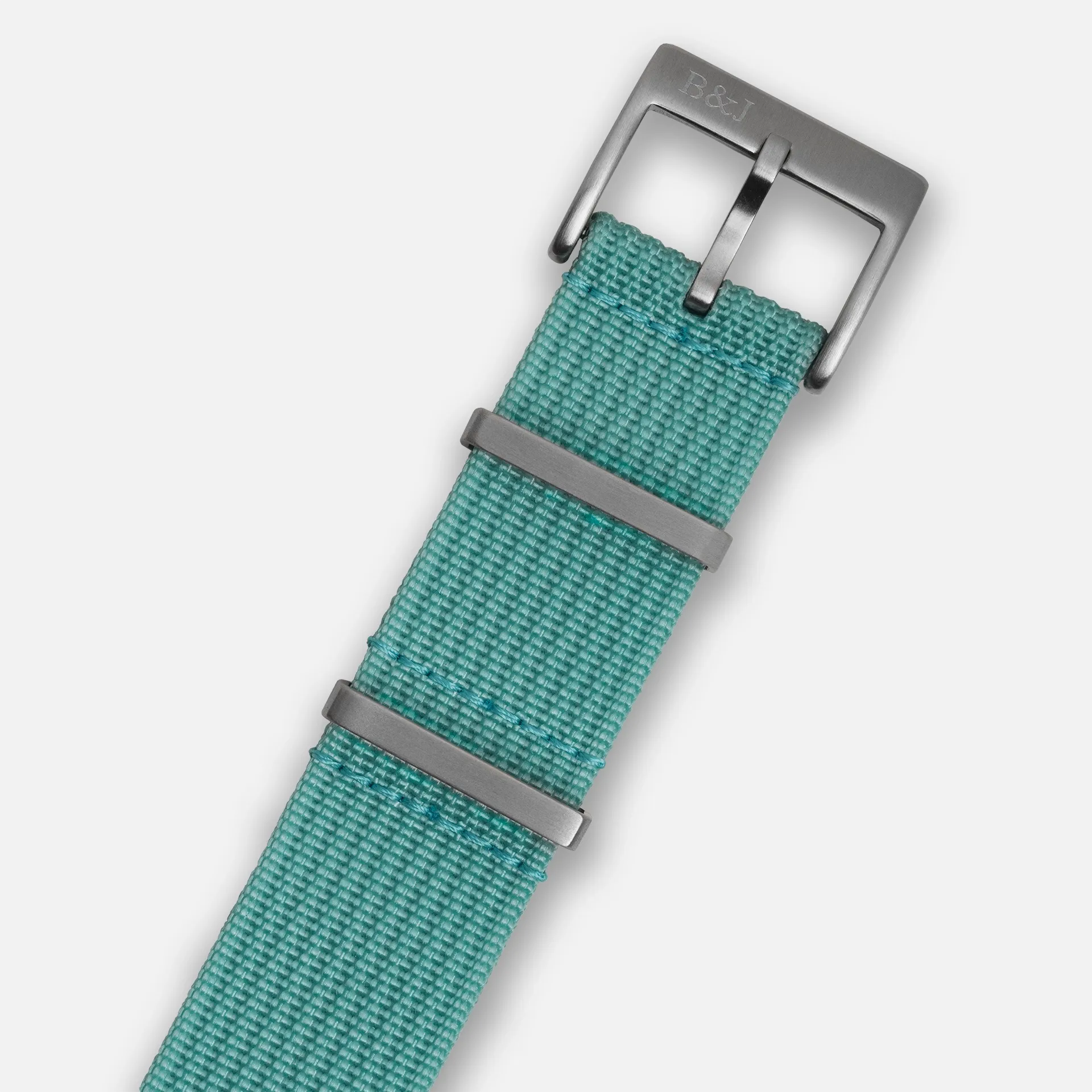 Sky Blue Ribbed Nylon