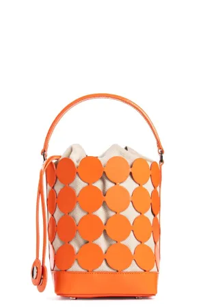 Small Bulles Bucket Bag - Orange Sand