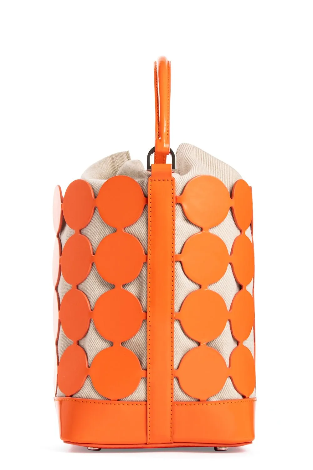 Small Bulles Bucket Bag - Orange Sand