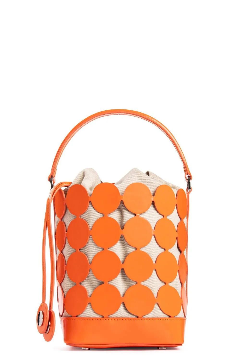 Small Bulles Bucket Bag - Orange Sand