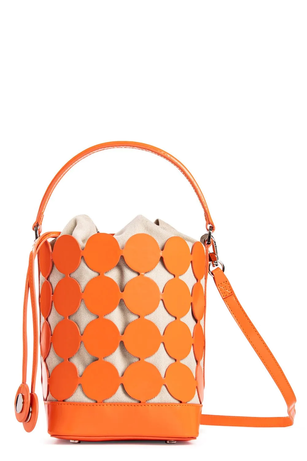 Small Bulles Bucket Bag - Orange Sand
