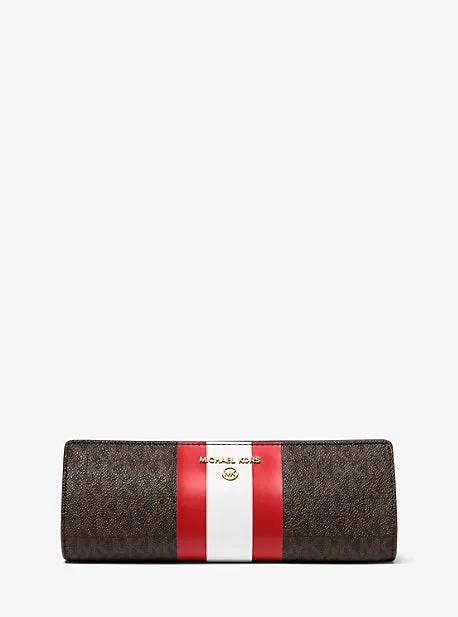 Small Logo Stripe Pencil Case