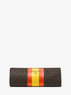 Small Logo Stripe Pencil Case